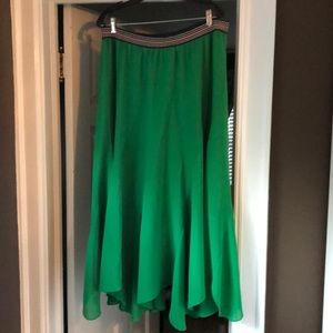 Anthropologie Kelly Green skirt